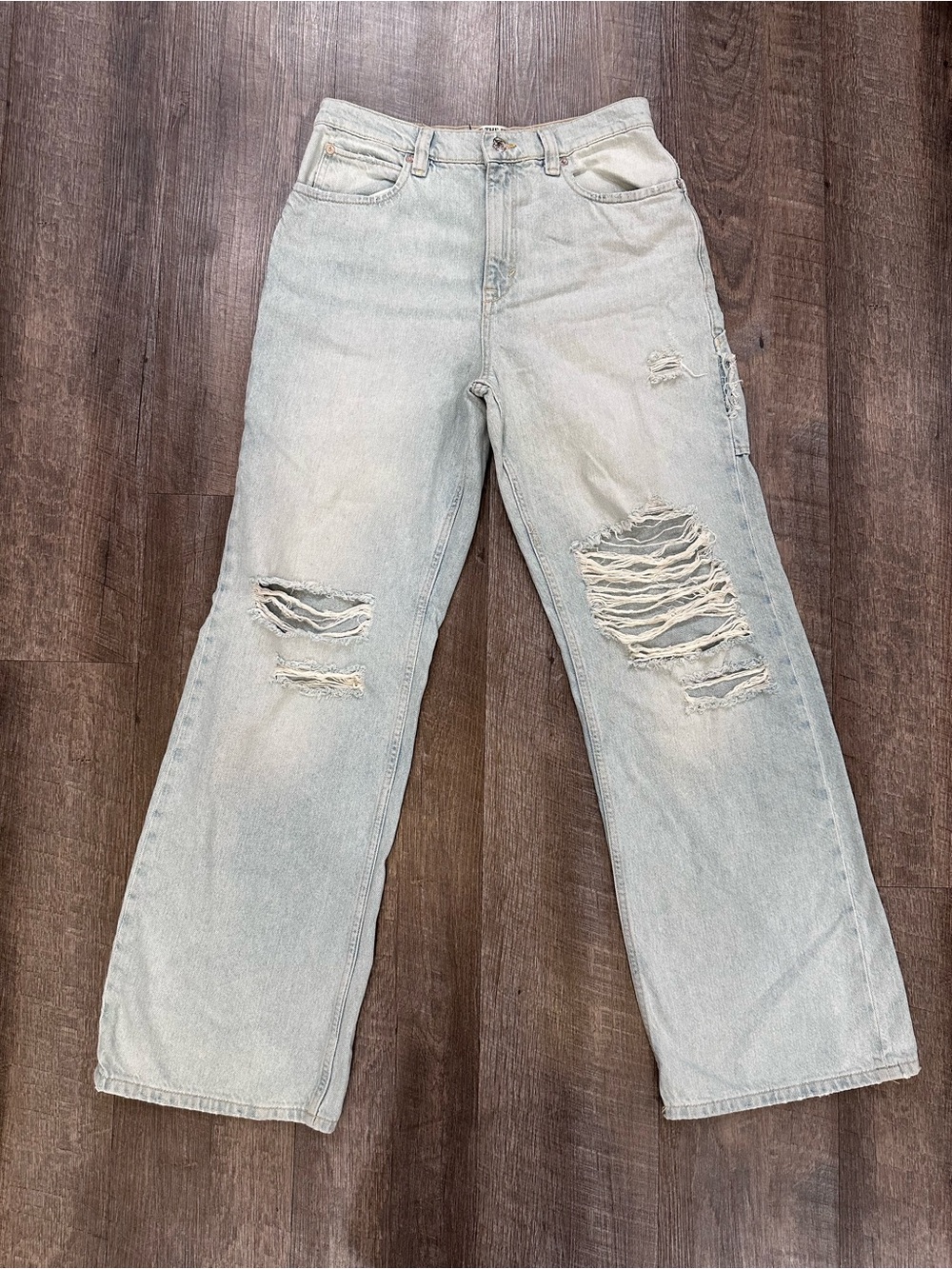 Free People We The Free Tinsley Baggy High-Rise Jeans Size 30